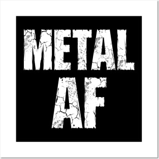 Metal AF Heavy Metal Music Posters and Art